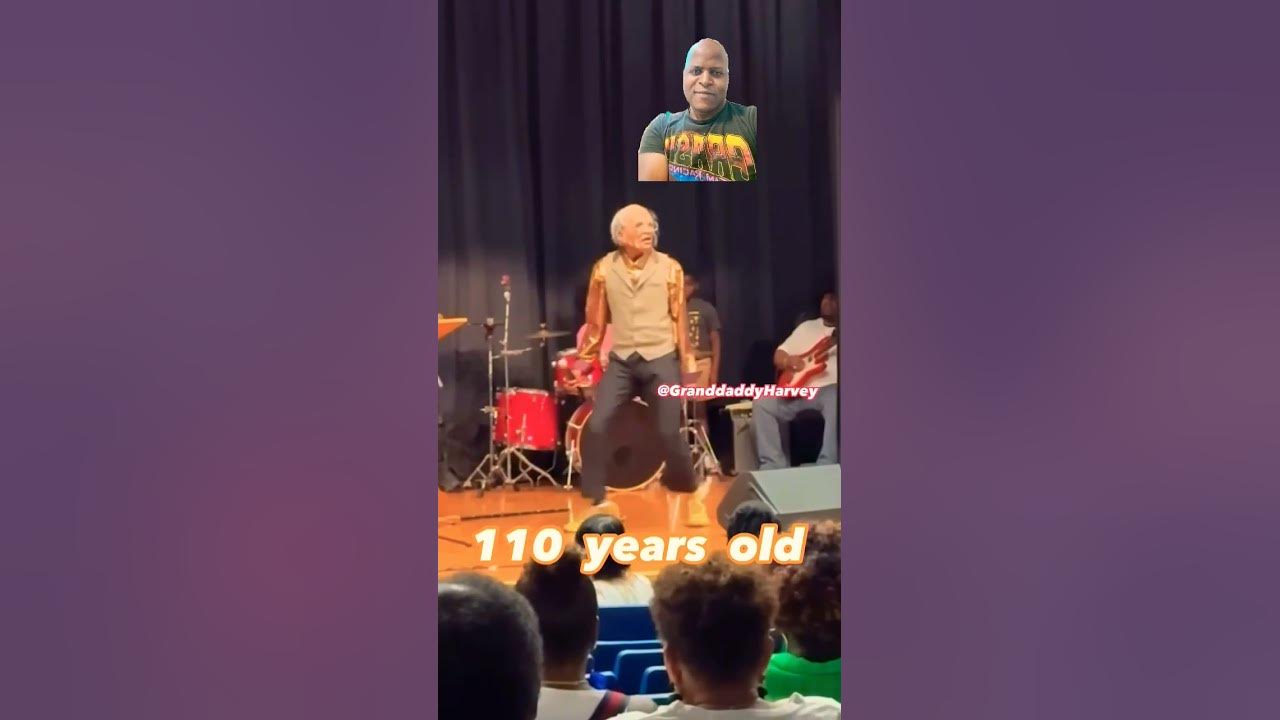 110 years old man singing and dancing like a teenager 👍😎