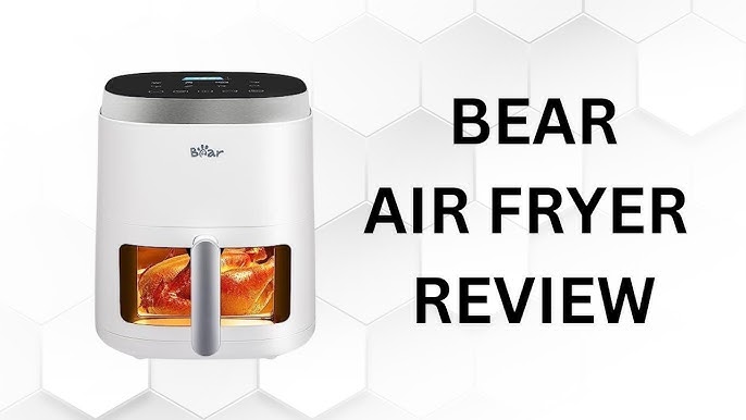 Bear Friggitrice ad Aria XL, 3 Litri Airfryer, Friggitrice Senza Olio,  Tempo Temperatura Regolabili, BPA FREE o PFOA, con Spegnimento Automatico  Protezione [CE Certificazione] (Nero) : : Casa e cucina