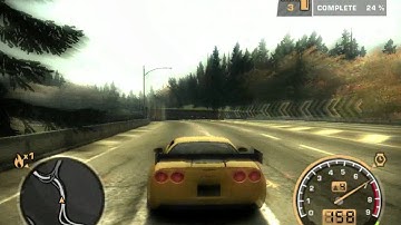 NFS MW: Toll Booth w/ Corvette C6 R. (Junkman + Ultimate Nitrous)