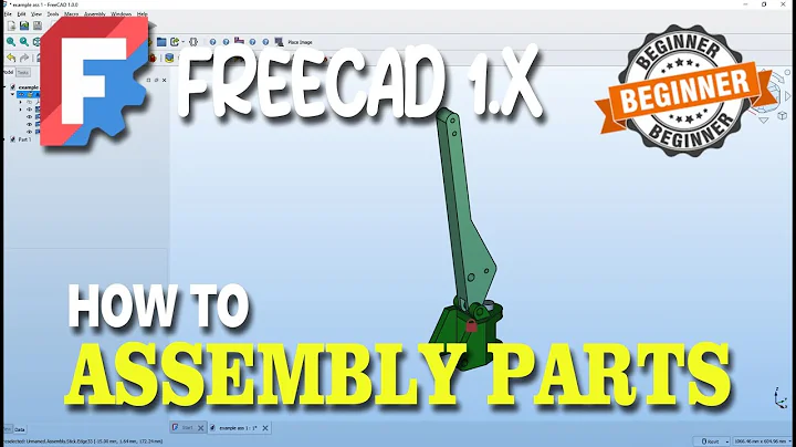 FreeCAD 1.x How To Assemble Parts