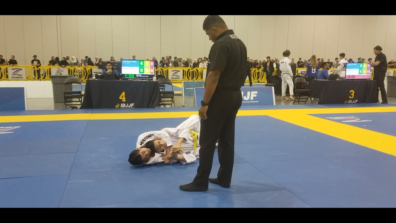 Youth Bjj teen yellow belt semi finals