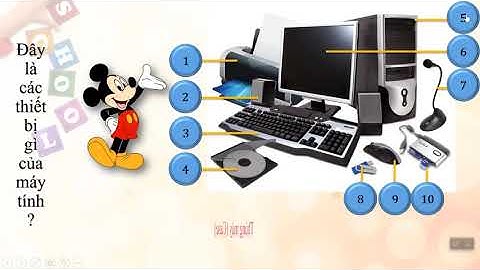 Chủ đề 3: Các thiết bị nhập xuất và lưu trữ