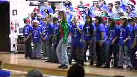 Stahl Elementary Santa Folly Rudolph clip