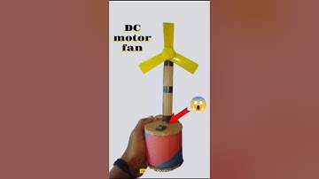 how to make DC motor table fan #shorts #vairal