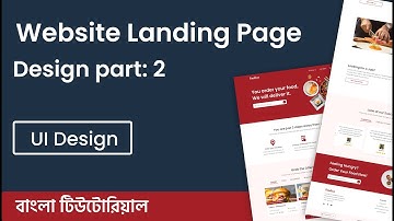 Website Landing Page Design [Part 2] | Hero Section and Stepper Design With Auto Layout