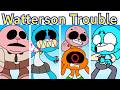 FNF Watterson Trouble! Triple Trouble but Gumball vs Watterson Family (Triple Tuffer Mix)