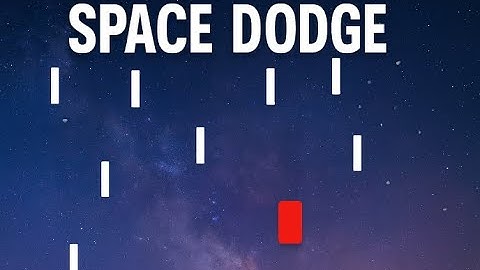Space Dodge – Survive the Falling Stars! | Pygame Project in Python