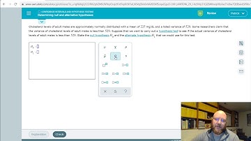 BUSAD265 Ch10 Determining the Null and Alternate Hypothesis