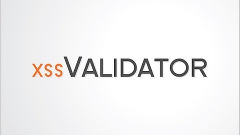 xssValidator Training