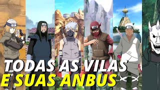 CONHEÇA TODAS AS VILAS E PAISES QUE POSSUEM UMA ANBU EM NARUTO 