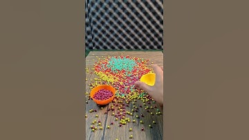 Beads ASMR ◀️ Reverse Magic Drops ⚫ Gentle Sounds & Rainbow Flow