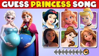 Guess The Disney Princess & Who Is Singing? Elsa, Snow White, Peach, Trolls 3 Band Together, Encanto