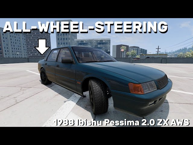 BeamNG.drive Freeroam: West Coast, USA - 1988 Ibishu Pessima