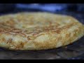 Tortilla de patatas con cebolla -   Para dos