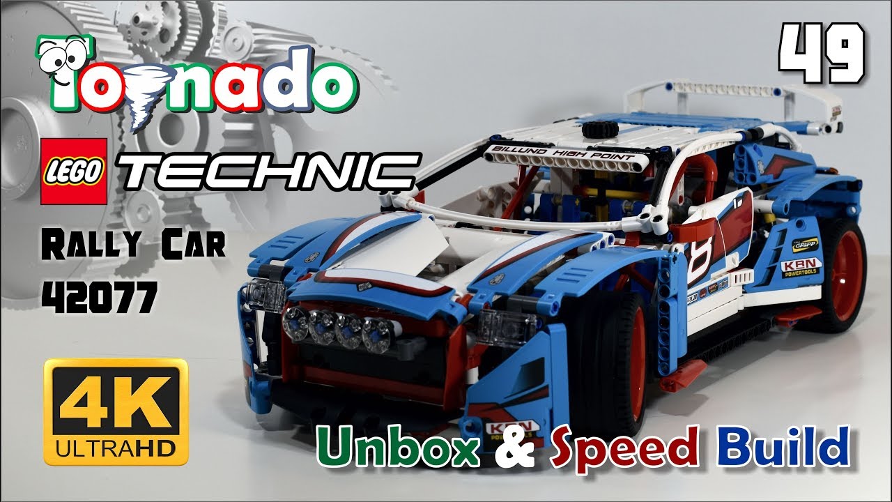 LEGO Technic - Rally Car (42077) Unbox & Build [4K] - YouTube
