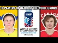 10 Players To Watch At The 2026 IIHF World Junior Championship!