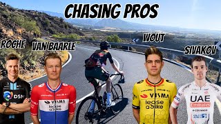 Chasing Wout van Aert and Sivakov up a 9km climb! // Pro Cyclist Strava Segment