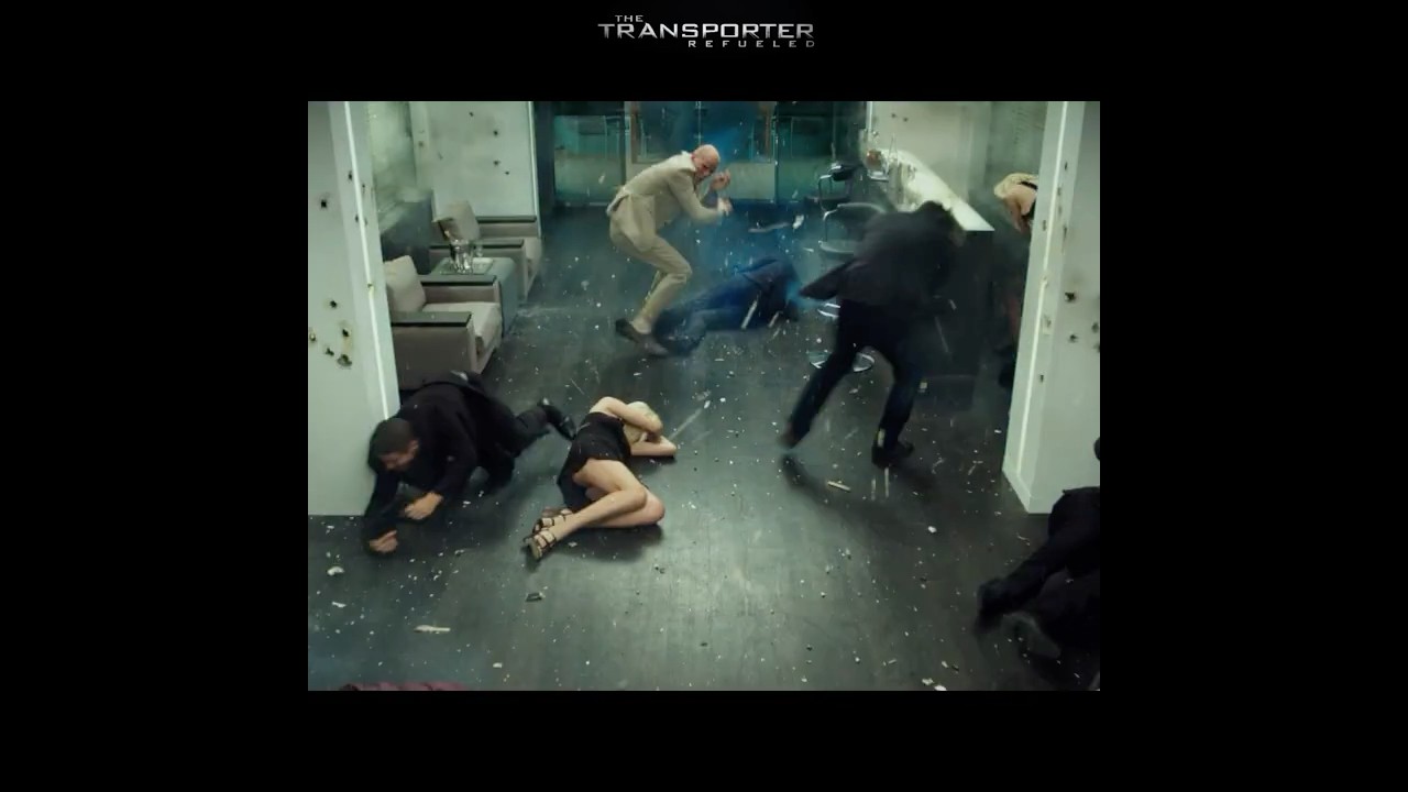 Transporter Refueled Epic fight scene 1 