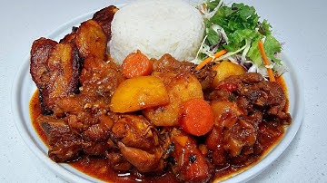 🇬🇾 Best guyanese chicken stew/ stewed chicken | full recipe