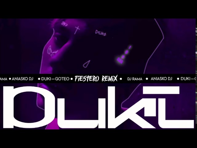 GOTEO ✘ DJ RAMA ✘ANIASKO DJ ✘ DUKI Chords - Chordify