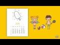 Months of the Year pronunciation for kindergarten