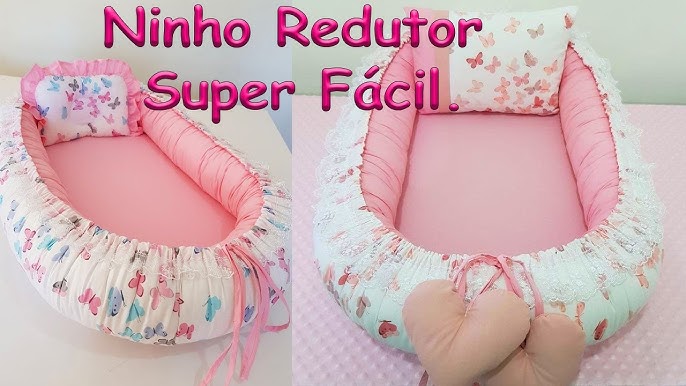 Como hacer nido reductor o cama para bebé paso a paso ♥ Laura DIY 