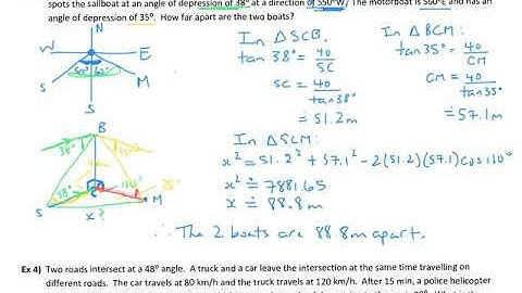 5.10B Multi-Step 3D Trig Problems