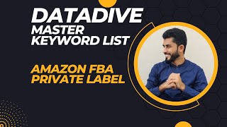 DataDive Master Keyword list/ Product Analysis through DataDive for Amazon FBA Private Label