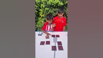 Two friend playing amazing memory matching game. #funny #shorts #funwithbrotherz