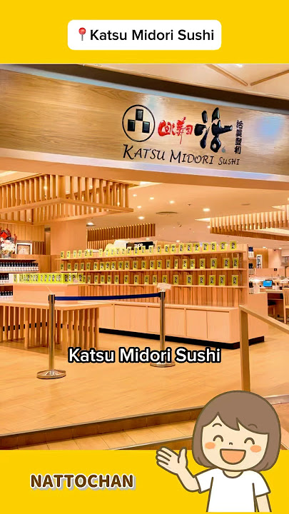 Katsu Midori Sushi 🍣 #nattochan #eat #travel #Bangkok #Thailand