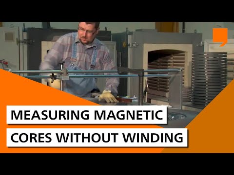 Measuring magnetic current transformer cores without winding
