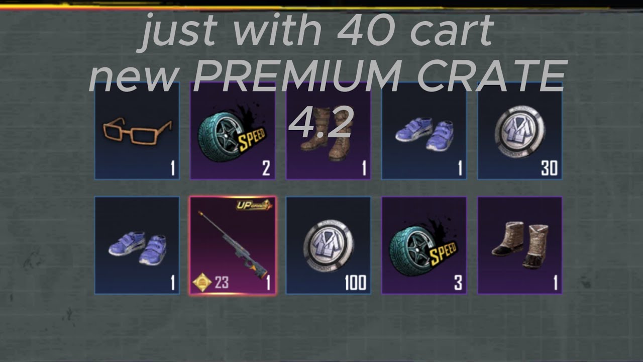 New PREMIUM CRATE 4.2