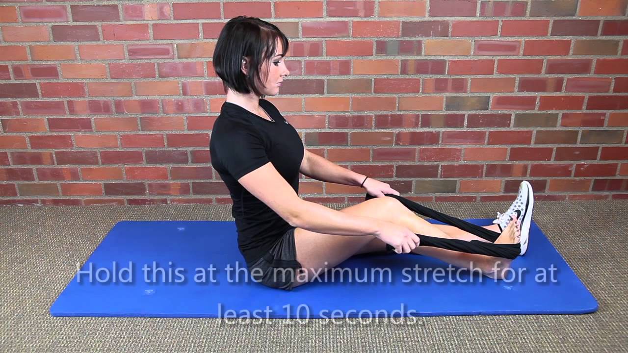 Heel Slide Knee Stretch 