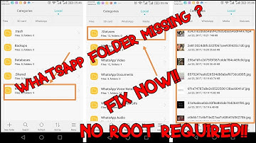 Fix Missing Whatsapp Folder and Get Media Folder and Status Folder Without Root | 2021 🎃🎃
