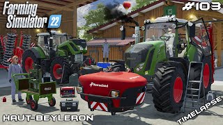 Installing ISARIA on FENDT 828 VARIO | Animals on Haut-Beyleron | Farming Simulator 22 | Episode 103