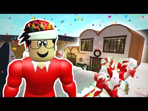 Decorating My Bloxburg Bread House For Christmas Santa Youtube - decorating my bloxburg mansion for christmas roblox roleplay