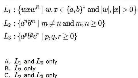 GATE CS/IT 2015 | Computer Science-Theory of Computation|Regular, CFL| |Sol #5 | ucourse.in