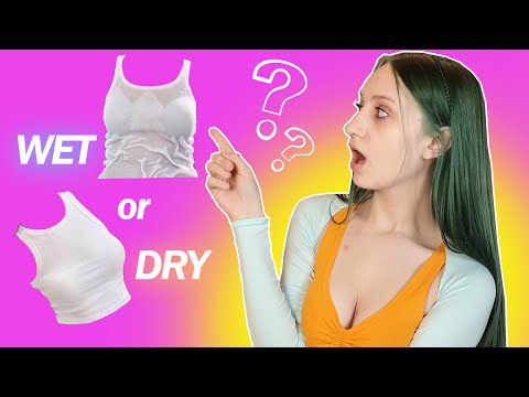 Dry Top vs Wet: Trying on and Comparing Fabric Performance