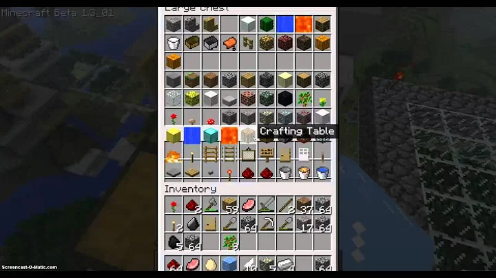 Minecraft Beta 1.3_01 Oddities Episode 3 Tri-Chest!!