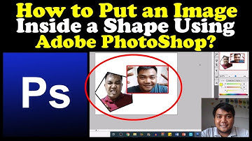 How to Put an Image Inside a Shape Using Adobe Photoshop CS3 | CS6? | Mister Learning