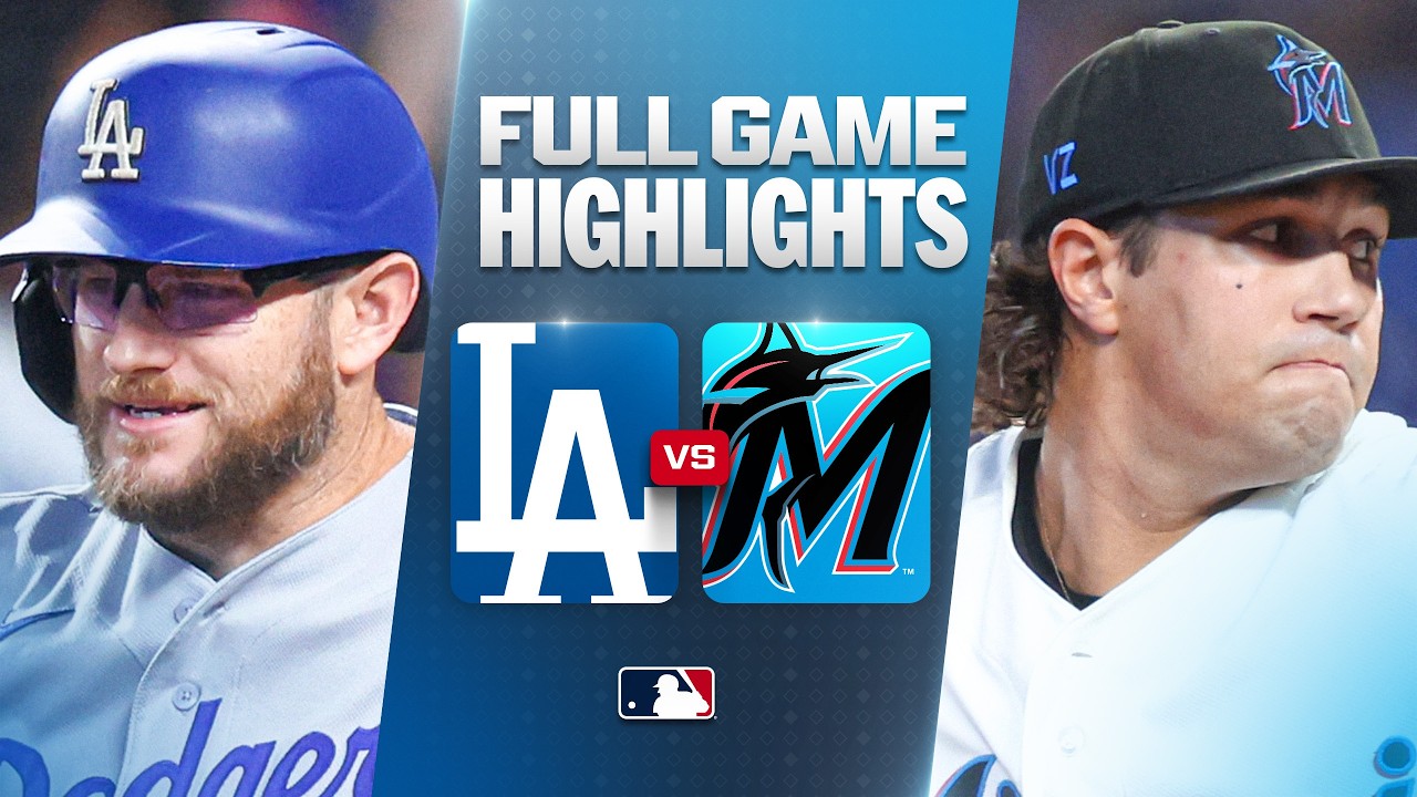 [MLB] 마이애미 말린스 4 : 3 로스앤젤레스 다저스 경기 결과·하이라이트