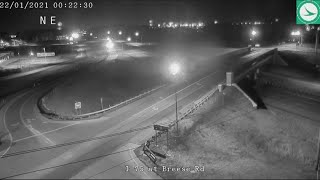ODOT camera captures shaking from 2.4 magnitude earthquake near Lima, Ohio