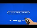 4 clicks and youre watching abc11 wtvd live stream on your tv