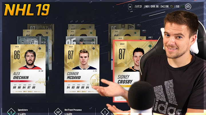 NHL 19 HUT DREAM TEAM (Gretzky, McDavid, Crosby)