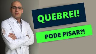 PISAR AJUDA O OSSO A COLAR MAIS RAPIDO? PODE PISAR? Consolidação Óssea | Gesso | Cirurgia | Fratura