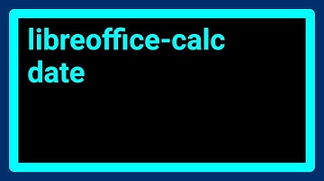 How to add month to date in LibreOffice calc