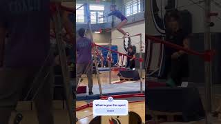 9.25 level 4 bar routine at State!!!