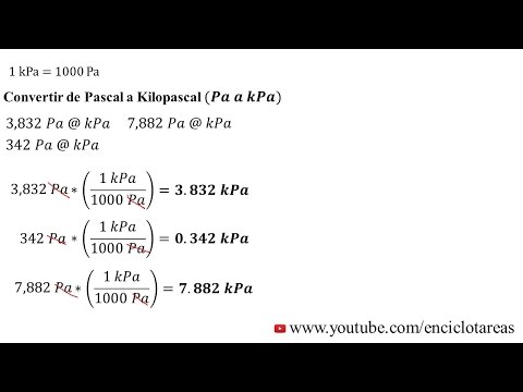 Vídeo: Como Converter Pascais Em Quilopascais