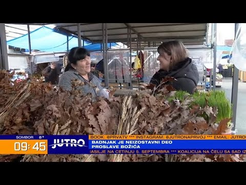 JUTRO - Badnjak je neizostavni deo proslave Božića | PRVA