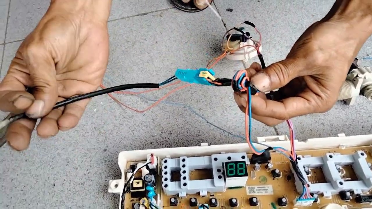 WIRING DIAGRAM DAN KABEL MESIN CUCI SAMSUNG TOP LOADING #KABELMESINCUCISAMSUNG